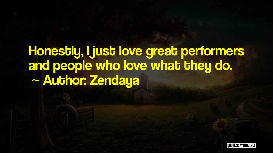 Great People Quotes By Zendaya