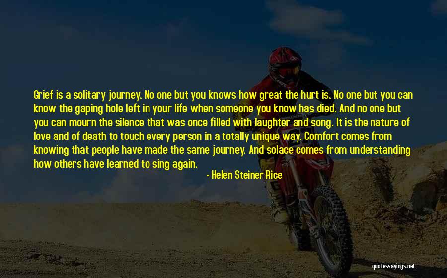 Great Person Death Quotes By Helen Steiner Rice