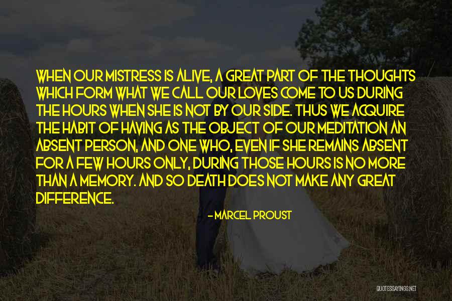 Great Person Death Quotes By Marcel Proust