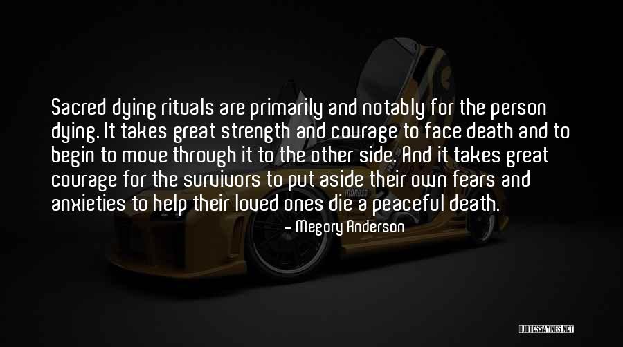Great Person Death Quotes By Megory Anderson Great Person Death Quotes By Megory Anderson