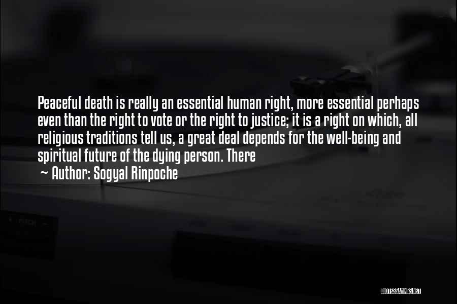 Great Person Death Quotes By Sogyal Rinpoche