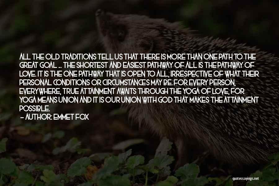 Great Person Love Quotes By Emmet Fox