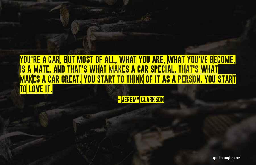 Great Person Love Quotes By Jeremy Clarkson