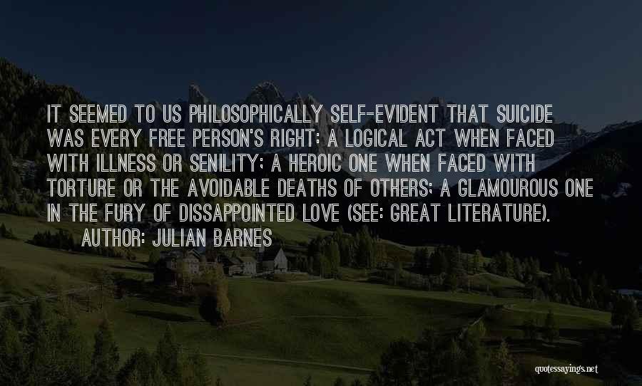 Great Person Love Quotes By Julian Barnes