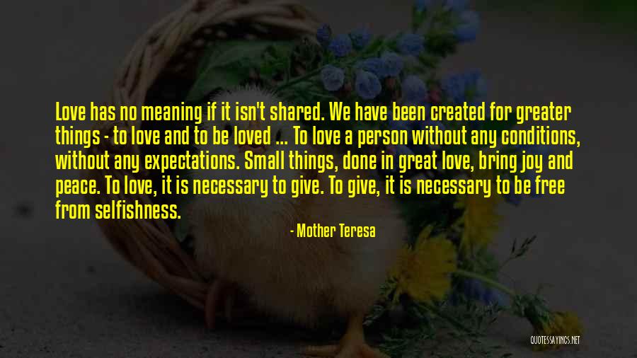 Great Person Love Quotes By Mother Teresa