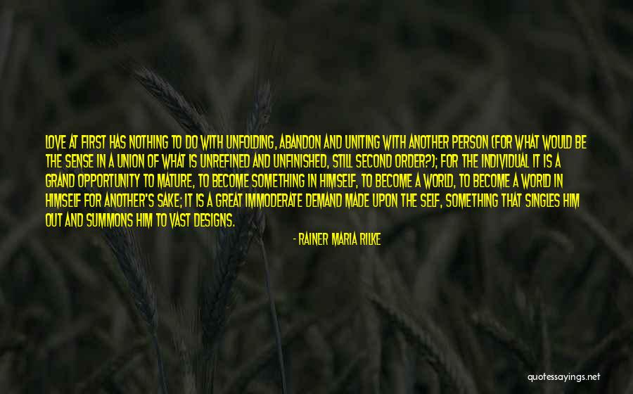 Great Person Love Quotes By Rainer Maria Rilke