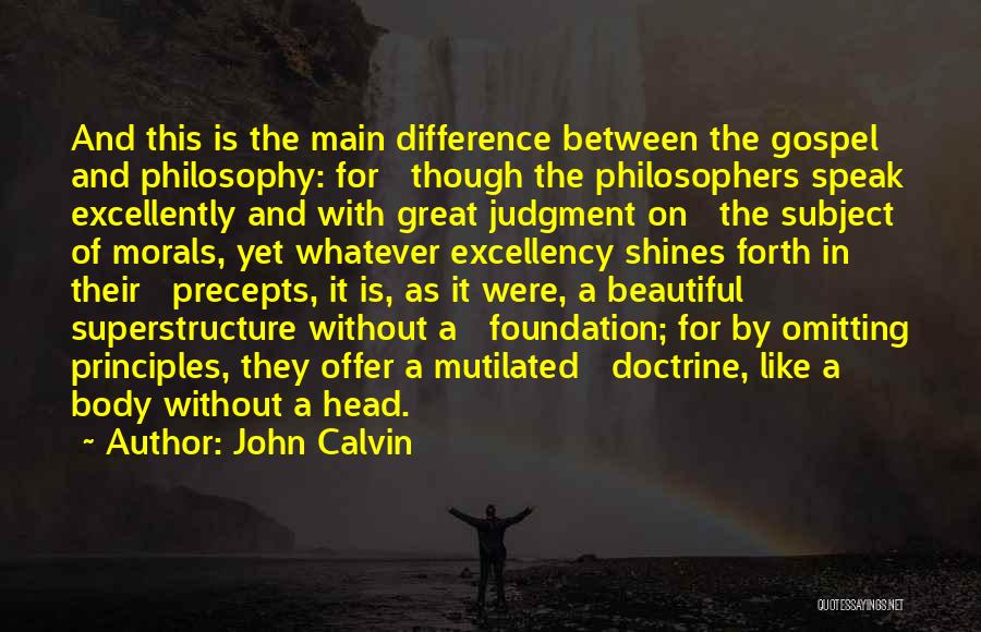 Great Philosophers And Their Quotes By John Calvin