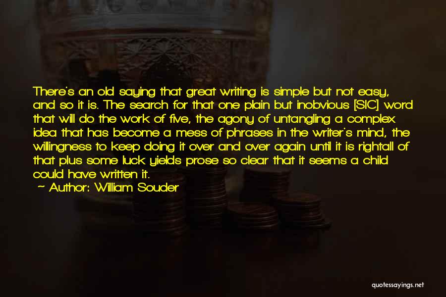 Great Plain Quotes By William Souder