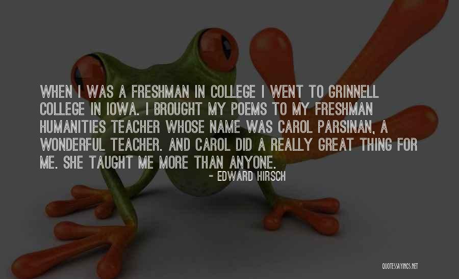Great Poems Quotes By Edward Hirsch Great Poems Quotes By Edward Hirsch