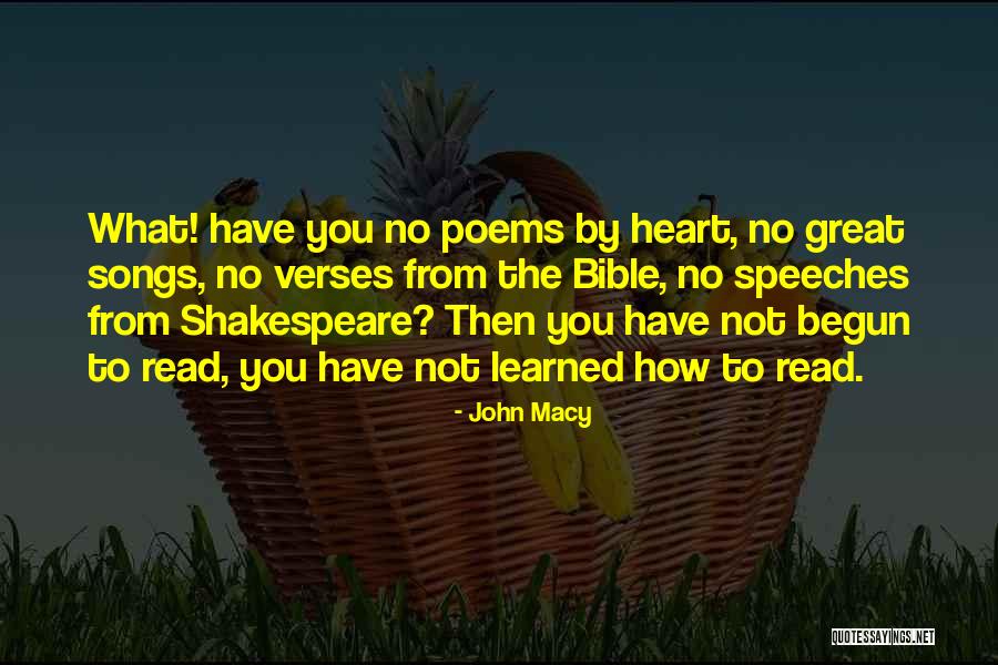 Great Poems Quotes By John Macy Great Poems Quotes By John Macy