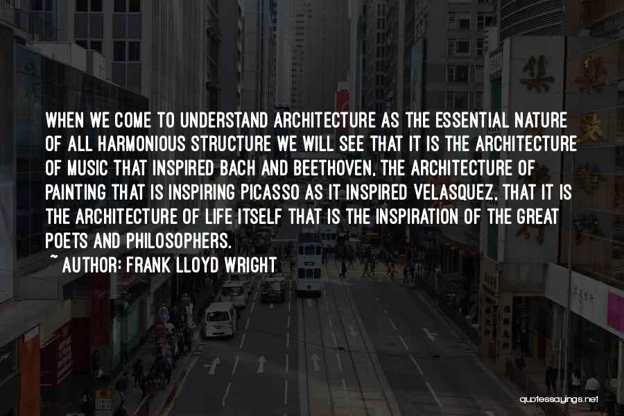 Great Poets Quotes By Frank Lloyd Wright