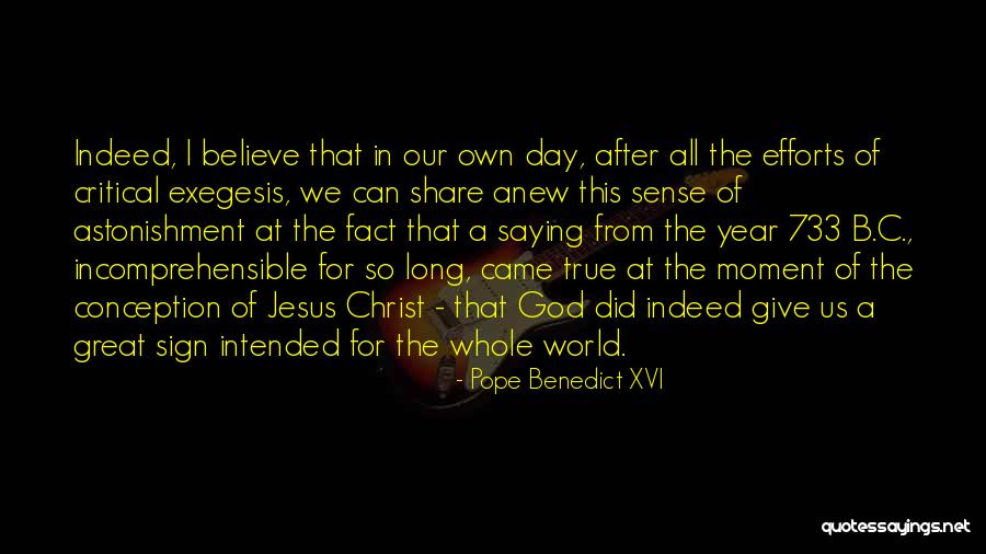 Great Pope Quotes By Pope Benedict XVI Great Pope Quotes By Pope Benedict XVI