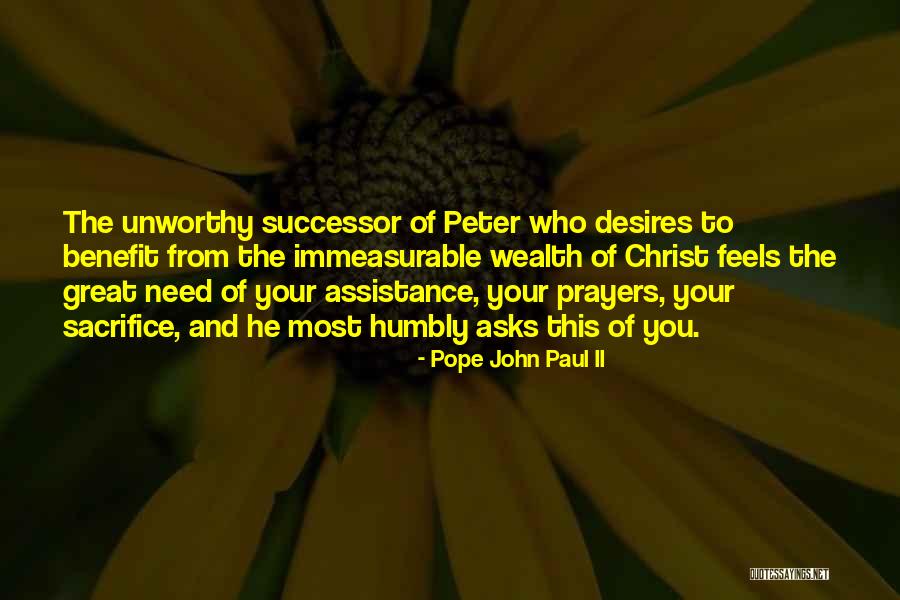 Great Pope Quotes By Pope John Paul II