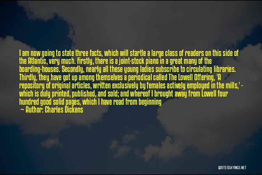 Great Readers Quotes By Charles Dickens