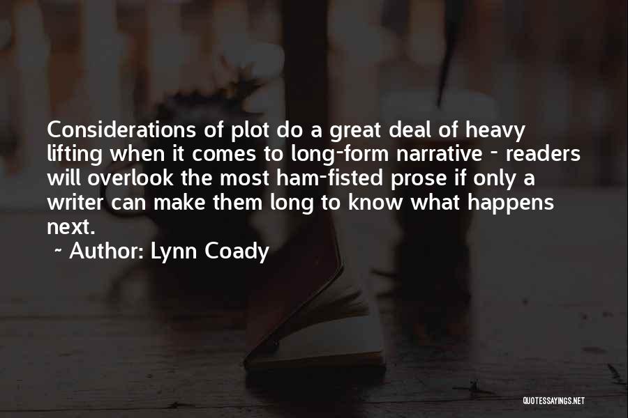 Great Readers Quotes By Lynn Coady