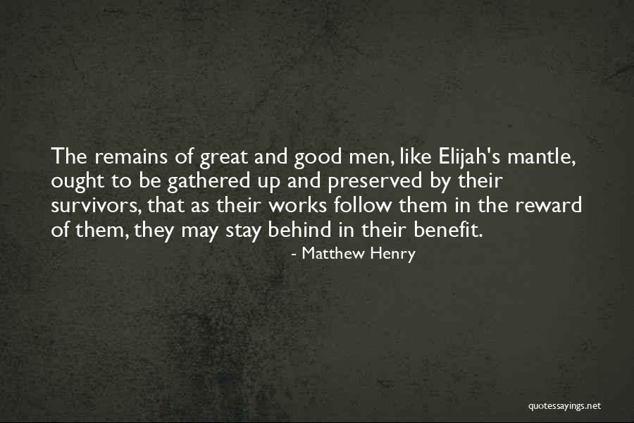 Great Reward Quotes By Matthew Henry Great Reward Quotes By Matthew Henry