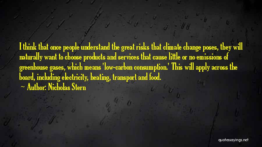 Great Risks Quotes By Nicholas Stern