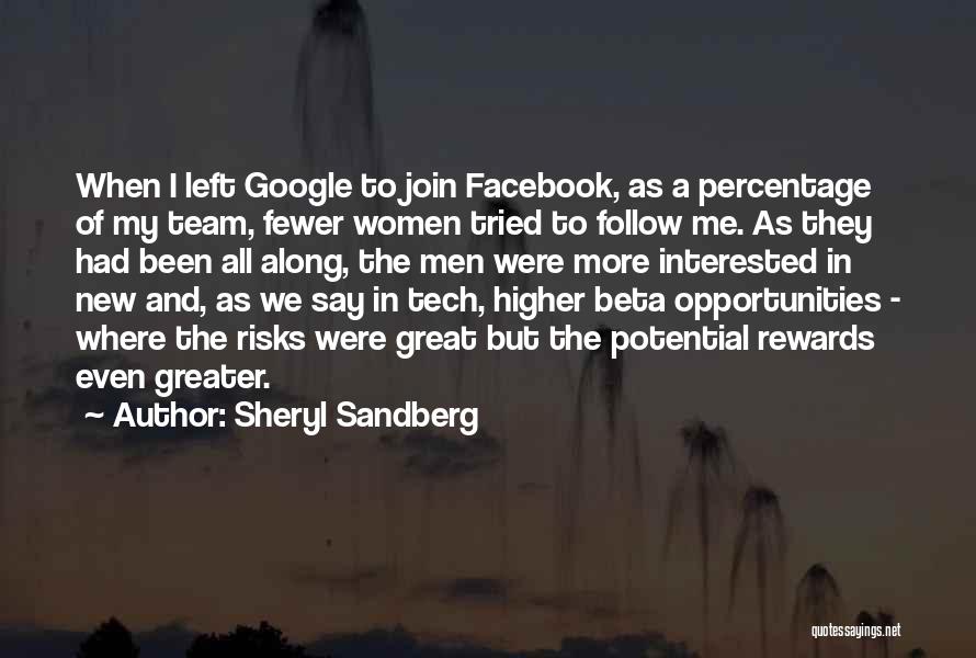 Great Risks Quotes By Sheryl Sandberg