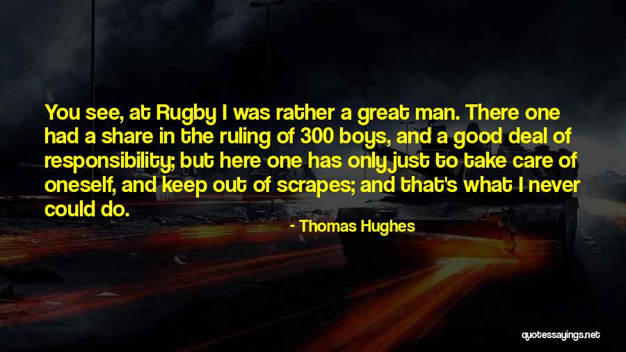 Great Rugby Quotes By Thomas Hughes