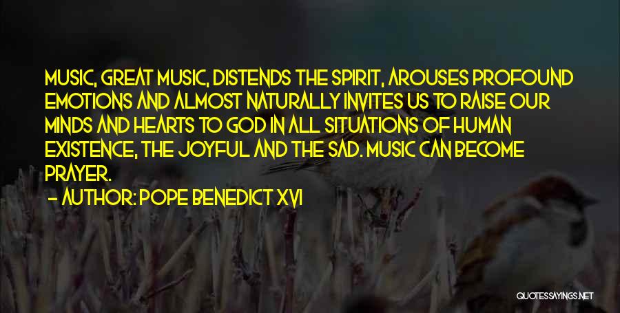 Great Sad Quotes By Pope Benedict XVI