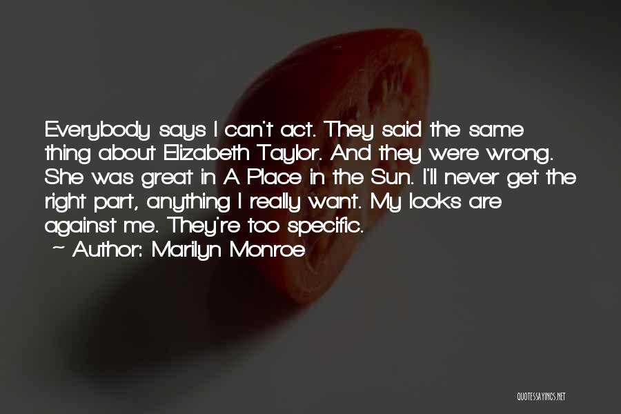 Great Says Quotes By Marilyn Monroe