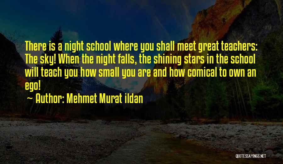 Great School Teachers Quotes By Mehmet Murat Ildan