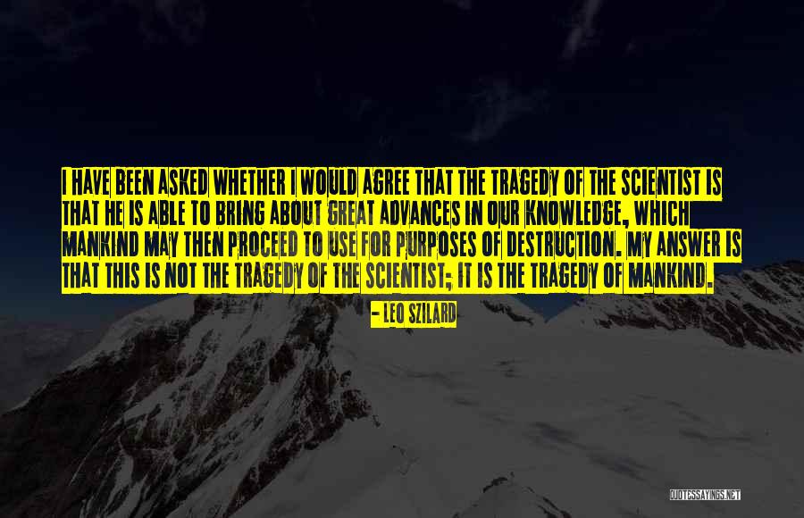Great Scientist Quotes By Leo Szilard Great Scientist Quotes By Leo Szilard