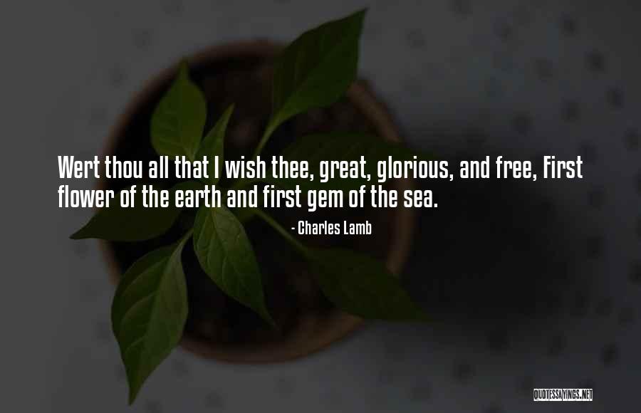 Great Sea Quotes By Charles Lamb Great Sea Quotes By Charles Lamb