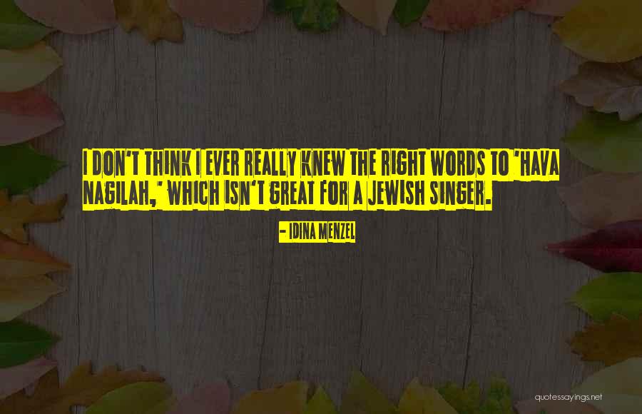 Great Singer Quotes By Idina Menzel Great Singer Quotes By Idina Menzel