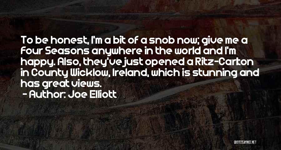 Great Snob Quotes By Joe Elliott
