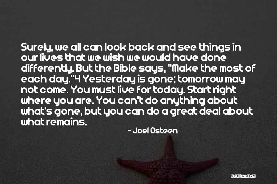 Great Start Your Day Quotes By Joel Osteen