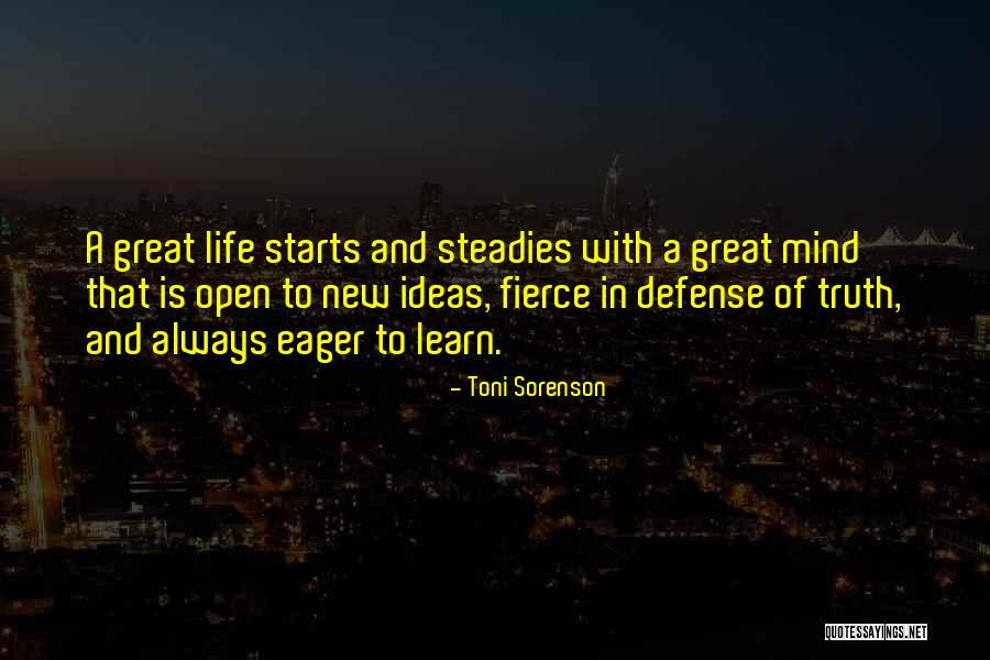 Great Starts Quotes By Toni Sorenson Great Starts Quotes By Toni Sorenson