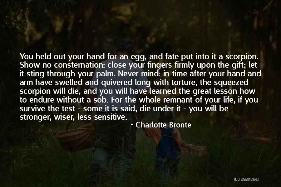 Great Survive Quotes By Charlotte Bronte