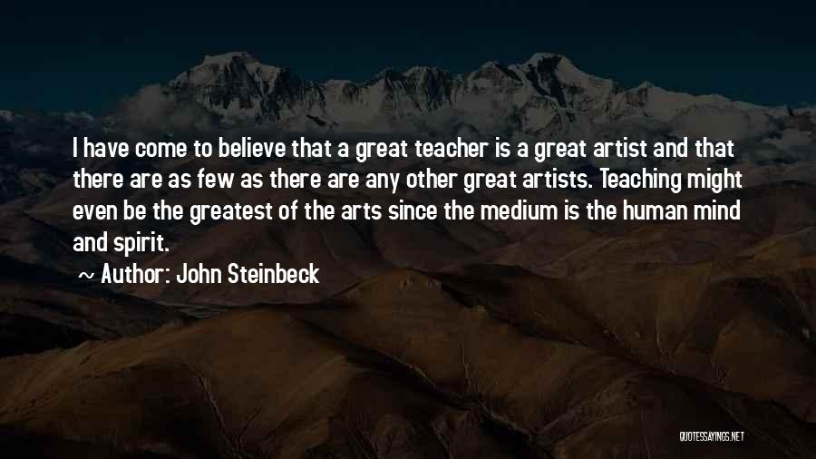 Great Teaching Quotes By John Steinbeck