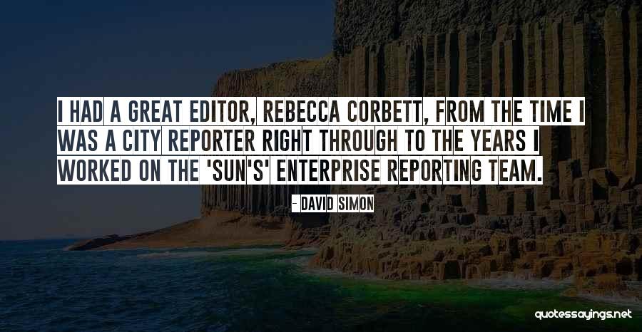 Great Team Quotes By David Simon Great Team Quotes By David Simon
