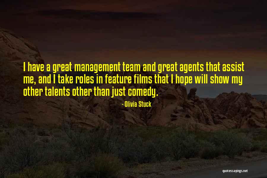 Great Team Quotes By Olivia Stuck Great Team Quotes By Olivia Stuck