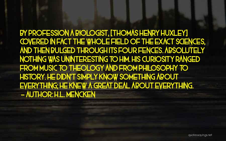 Great Theology Quotes By H.L. Mencken