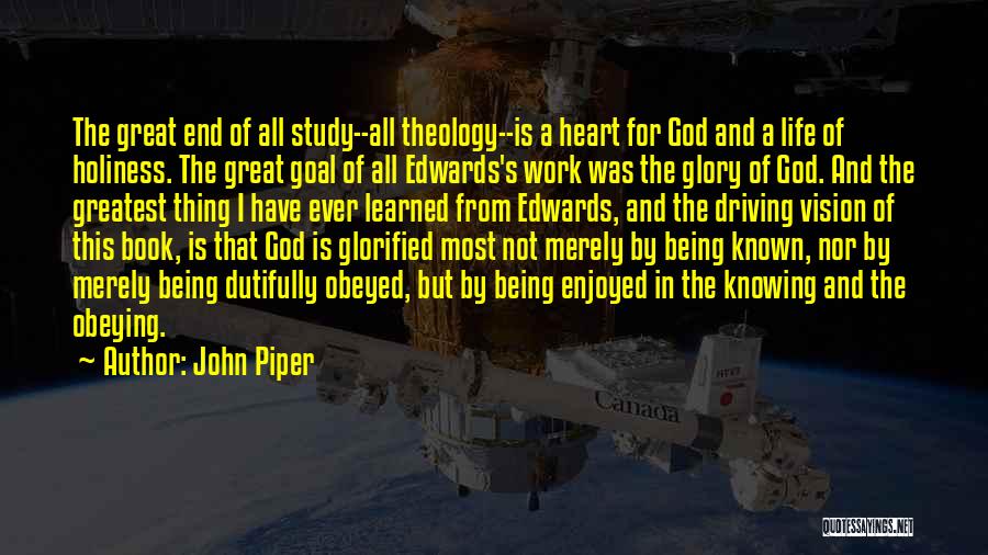 Great Theology Quotes By John Piper