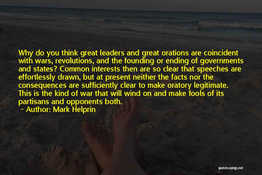 Great Things Ending Quotes By Mark Helprin