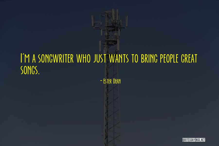 Great Thornberg Quotes By Ester Dean