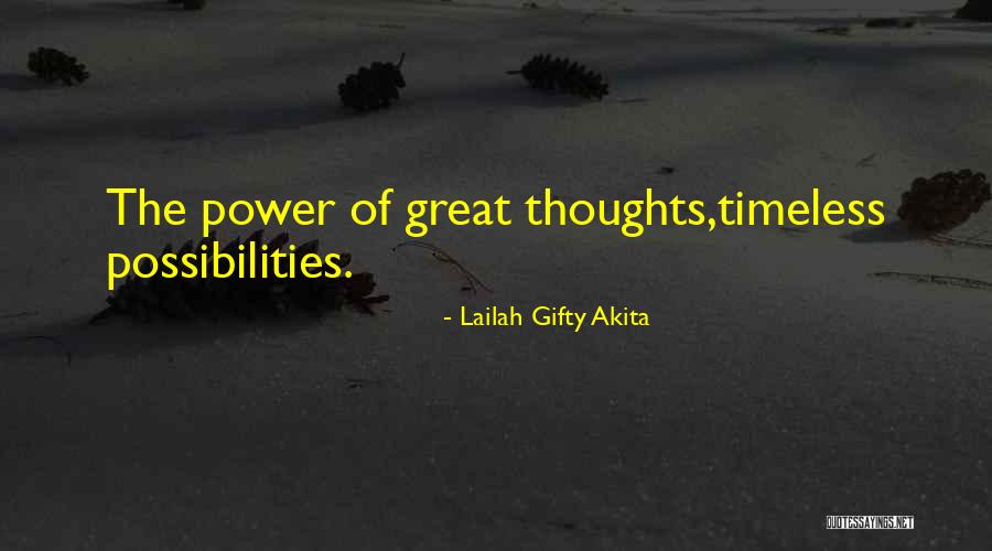 Great Thoughts N Quotes By Lailah Gifty Akita