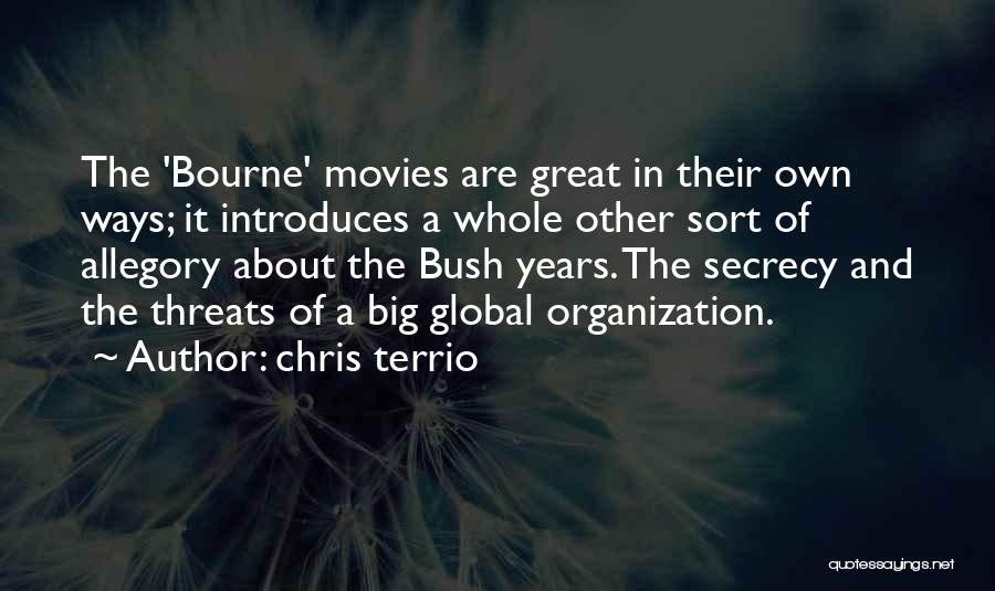 Great Threats Quotes By Chris Terrio