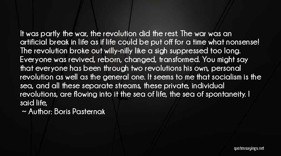 Great Time Off Quotes By Boris Pasternak