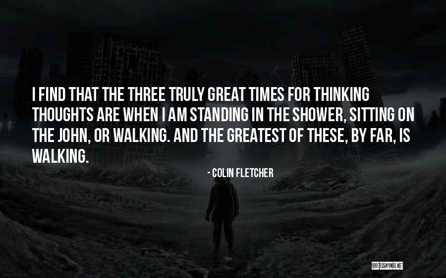 Great Times Quotes By Colin Fletcher