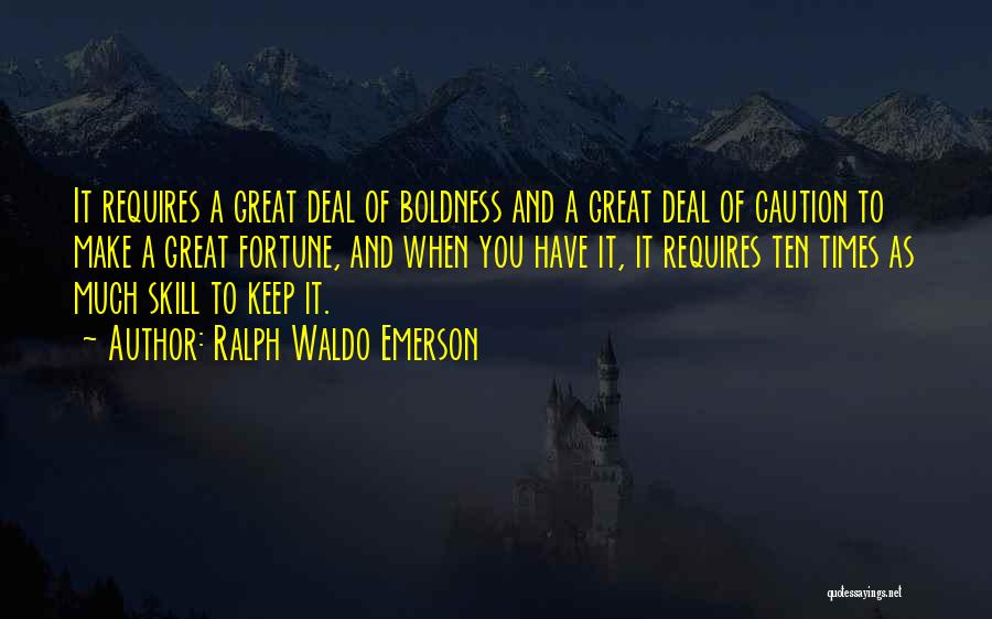 Great Times Quotes By Ralph Waldo Emerson