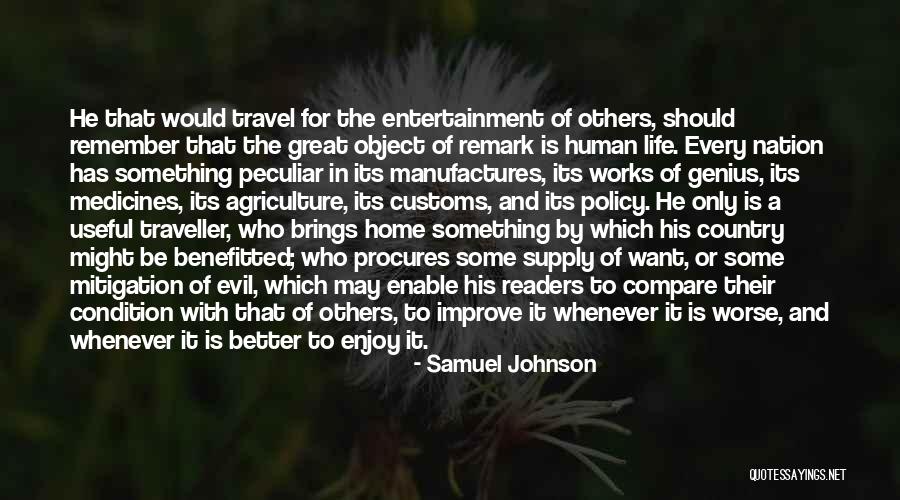 Great Travel Quotes By Samuel Johnson Great Travel Quotes By Samuel Johnson