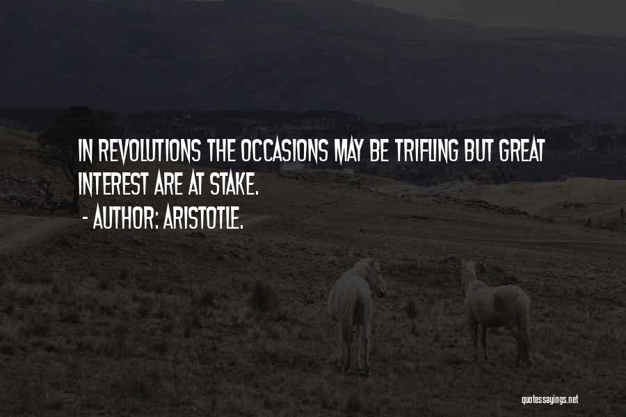 Great Trifling Quotes By Aristotle.