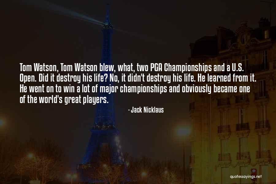 Great U S Quotes By Jack Nicklaus Great U S Quotes By Jack Nicklaus