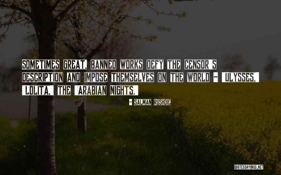 Great Ulysses Quotes By Salman Rushdie Great Ulysses Quotes By Salman Rushdie