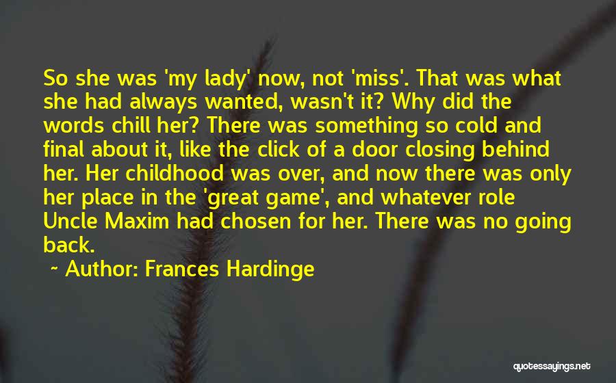 Great Uncle Quotes By Frances Hardinge